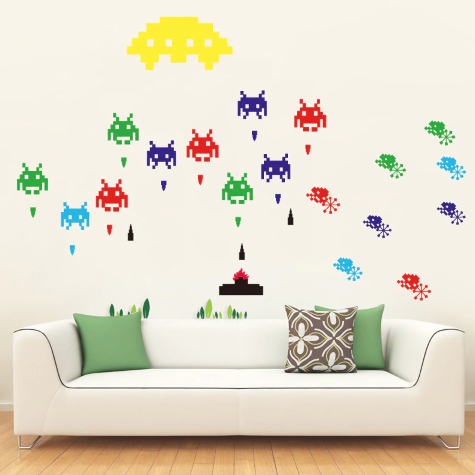 Stickers  décoration Space Invaders - /medias/157209740250.jpg